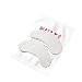 MIILYE Lint Free Under Eye Gel Pads with Smooth Front Side and Collagen Back Side Patches For Pro Salon and Individual Eyelash Extension, Facials (Pack of 50 Pairs)