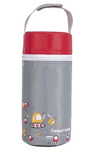 Soft bottle insulator Machines SILVER, 69/003, CANPOL Babies, non-toxic, easy to clean material, slows down the food/milk cooling