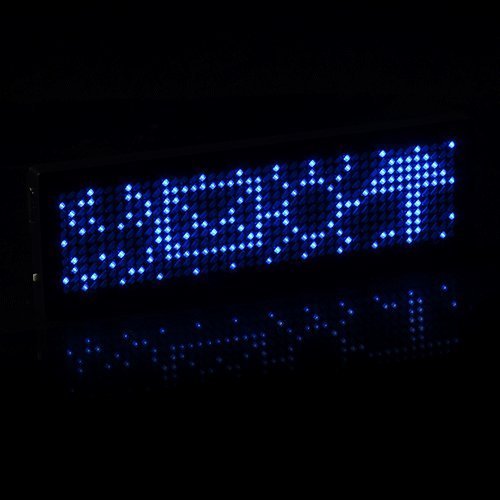 Wiederaufladbare blaue LED Programmierbare Badge Display mit USB Programmier LD411 - 8