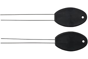 Tronixpro Twin Spike Baiting Tools Small and Large, Twin Prong Baiting Tool, Precise Bait Presentation for Match fishing, Pack of 2.