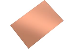 MIVIDE A4 Copper Sheet, 300x200x0.8mm 99% Pure Copper Plate, Copper Metal Sheet for Crafts, Jewelry Making, Repairs, Electrical