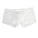 Produktbild ZIYOU Underpanties Herren, Neu Mode Spitze Unterwäsche für Männer Boxer Unterhose Sexy Shorts (XL,Weiß)