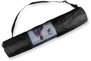 We R Sports® Yoga Mat Carrier Bag Nylon Mesh Centre Adjustable Strap Washable Exercise Mat