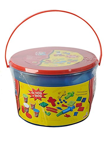 Imagen 2 de SIMBA 106324429 Art & Fun - Juego de plastilina de 16 piezas