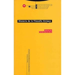 Historia De La Filosofía Antigua (Enciclopedia Iberoamericana de Filosofía)