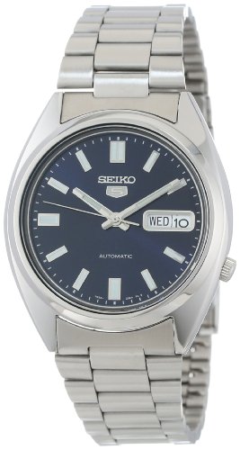 Seiko Herrenuhren Automatikuhr (auch Handaufzug) mit Metallband Metall grau SNXS77