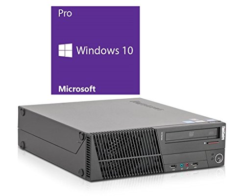 Refurbished Office PC | Lenovo M91p DT | Intel Core i5-2400 @ 3,1 GHz | 4GB DDR3 RAM | 250GB HDD | DVD-Brenner | Windows 10 Pro vorinstalliert (Zertifiziert und Generalüberholt)