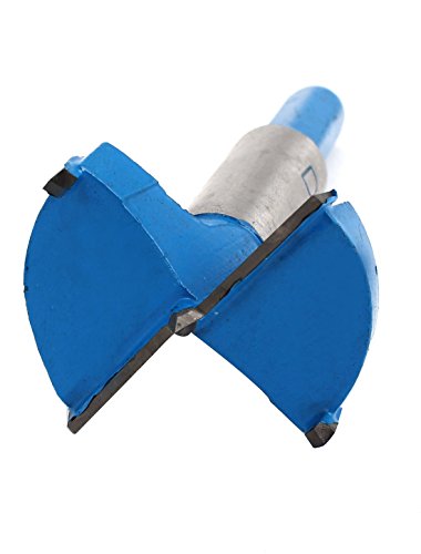 Tischler hartmetallbestückt, 42 mm Durchmesser, Bohrer Hinge Boring Blau/silberfarben - 2