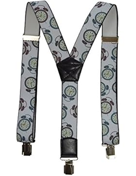 Hosenträger für alle Altersstufen - Herren / Damen / Kinder. Y-Form mit Schick Muster