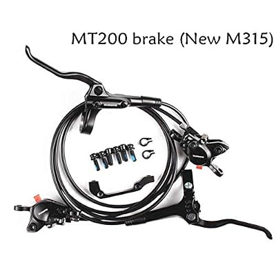 YGQersh Leviers de Frein de vélo 1 Paire MT200 VTT VTT Vélo Hydraulique Disque Avant Arrière