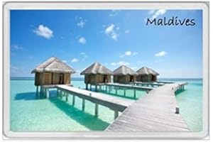 BCTS Maldives India Plaque de décoration extérieure pour vacances d'Inde Sri Lanka 20,3 x 30,5 cm