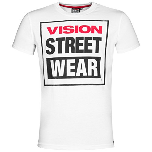 Vision Street WearMen's crew T-shirt CM0245 White, CM0245-White, XL