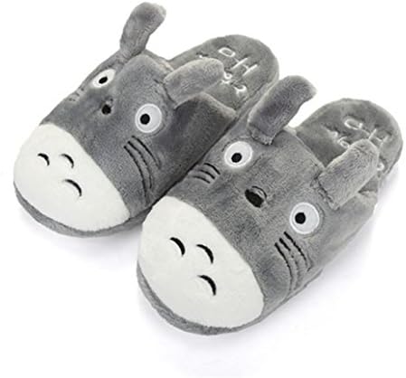 Warm Winter Slipper Totoro Cute Cat Cartoon Animal Women/men Couples Home Slipper For Indoor House Bedroom Flats Comfortable Shoes , 003 , EU 38