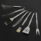 Dazone® Grillbesteck-Set 6-teilig im Aluminium-Koffer BBQ Grill-Utensilien Edelstahl Profi Besteck Zubehör… – Bild 7