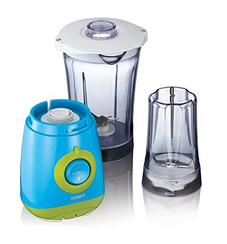 Khapp Smoothiemaker Edelstahlmesser Blau/Grün - 3