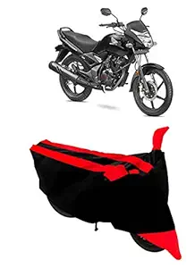 ABORDABLE Water Resistant Dustproof Bike Cover Compatible with Honda CB Unicorn All Weather Quality Fabric (Red)