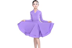 CRETUAO Dziewczęca sukienka tańca latynoskiego sala balowa kostiumy tańca dla dzieci Samba Tango Salsa kostiumy tańca kostiumy sceniczne nowoczesny taniec jazzowy spódnice