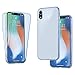 Produktbild Big-Mountain 360 Hybride Silikon Case für iPhone XR 6.1 Zoll | Ultradünnes Kares Gummi Kasten Abdeckung | Hülle Halter Fall Telefonkasten Anti-Kratzer Stoßfest Kristalltransparente Cover (Blau)