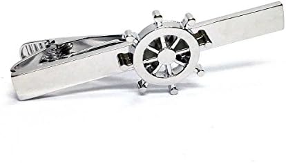 Ships Wheel Design Tie Clip (Pin) - Supplied Boxed