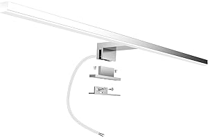 Aogled Lampada da Specchio LED per Bagno 10W 820LM 60cm 230V 4000K,3-in-1 Classe II Lampada,Senza Sfarfallio,Specchio Frontale/Armadio/Illuminazione a Parete Bianco Neutro