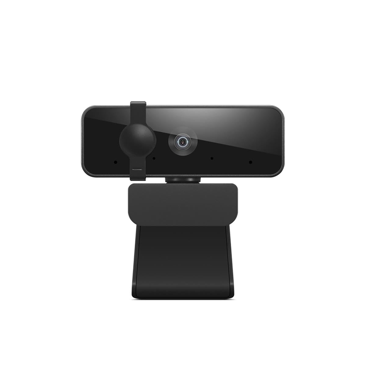 Lenovo FHD Webcam with Full Stereo Dual Built-in mics | FHD 1080P 2.1 Megapixel Digital CMOS Camera |Wide 95 Lens| 360 Rotati