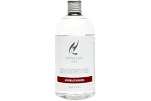HYPNO CASA - Ricarica Lampada catalitica, 500ml (Ambra d'Arabia)