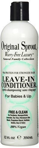 Original Sprout Leave In Conditioner (354ml, for Babies & Up, 100% Vegan)
