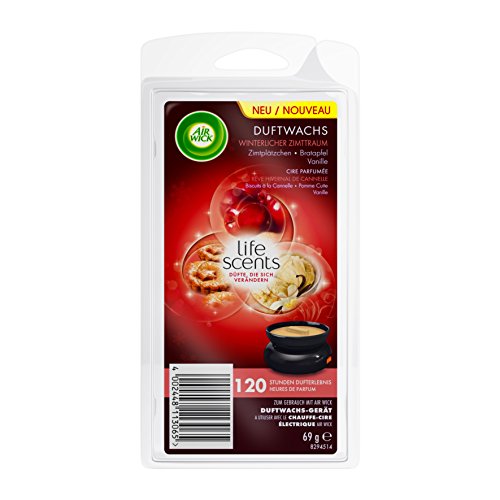 Preisvergleich Produktbild Air Wick Duftwachs Nachfüller, Winterlicher Zimttraum, 6 Duftwachsstäbchen