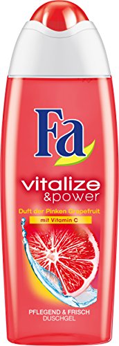 Fa Duschgel Vitalize & Power Duft der Pinken Grapefruit mit Vitamin C, 6er Pack (6 x 250 ml)