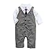 Baby Boy Wedding Tuxedo Waistcoat 1pc Design Outfit with Tie (3-6 Month)