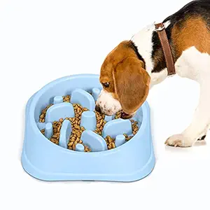 UPSKY Slow Feeder Dog Bowls? Non Slip Puzzle Bowl Fun Feeder Interactive Bloat Stop Dog Bowl Anti-Choking Dog Bowl for Small Large Medium Dogs