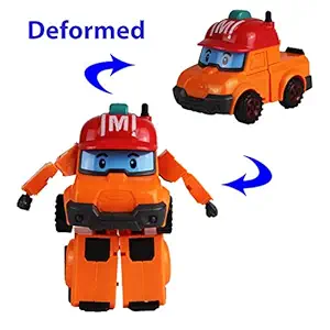 BEESCLOVER Upgrade Q Version Manual Deformation Robot Simulate Car Shape Toy for Kids New Mark