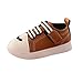 Price comparison product image  Baby Sneakers, Xinantime Toddler Kids Skate Running Shoes Boys Girl Soft Sole Stripe Shoes for 1-6 Years Old Kids (18M-24M,  Brown)