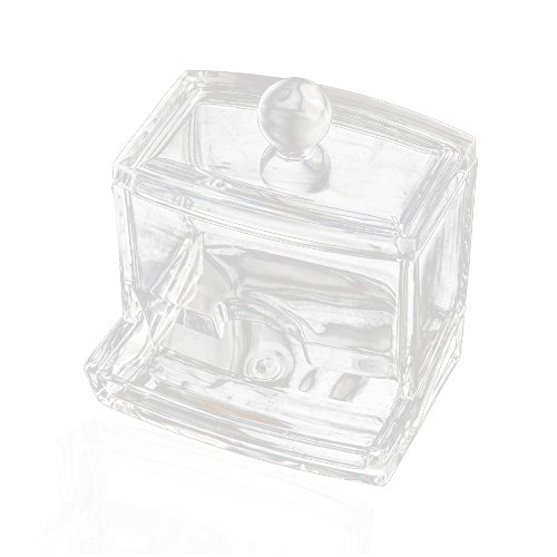 Tupferhalter – TOOGOO(R)Plexiglas Baumwolltupfer Q-Tip Speicher Halter Box Kosmetik Makeup Kasten - 3