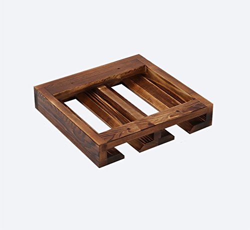 Preisvergleich Produktbild HJHY® Becherhalter Massivholz invertiert hohe Becherhalter Kreativität hängen Weinglas Rack einfache Haushalt Rotwein Glashalter Länge 25 × Breite 25 × hoch 5 cm Boutique / Maison / Bar (Farbe : #5)