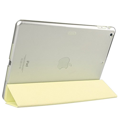 iPad Mini Hülle, ESR® Yippee Series Auto Aufwachen / Schlaf Funktion PU Ledertasche mit Durchschaubar Rückseite Abdeckung Schutzhülle für iPad mini 3/2/1 (Frühling Vanila) - 4