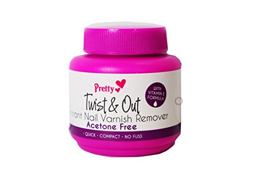 PRETTY PERFECT TWIST AND OUT NAILS REMOVER WITH VITAMIN E FORMULA FREE AND FAST DELIVERY (TWIST OUT ACETONE FREE V.E)