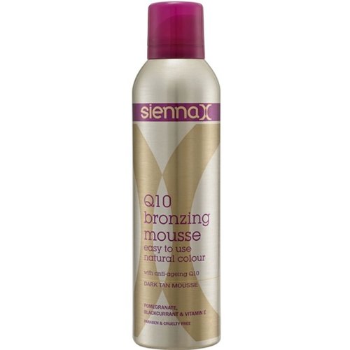 Sienna X - Q10 Bronzing Mousse Natural Colour Dark Tan Mousse (250ml)