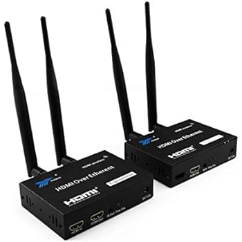 200M（ 656ft ）Wireless WiFi HDMI Transmitter Receiver: Amazon.co.uk: Electronics