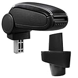 Die Mittelarmlehne verleiht Ihnen ein bequemeres Fahrgefühl. Sie haben zusätzlich ein Gepolstertes Staufach im inneren der Armauflage, da sich der Deckel der Armlehne öffnen lässt.