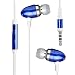 Produktbild Samsung Galaxy S7 edge (USA) Kopfhörer Bullet Stereo Inline-Freisprecheinrichtung Earbud Headset mit Mikrofon & Lärmisolierung ( Blue )