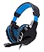 Produktbild NUBWO NO3000 Over-ear Stereo Kopfhörer, Gaming Headset mit hohe-Empfindlichkeit Noise-Cancelling Mikrofon & Lautstärkeregler für PC, PS4 - Blau/Rote (Blue)