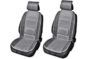 GPDESIGN COPPIA SCHIENALI RELAX GRIGIO 2 PZ FRESCHI TRASPIRANTI UNIVERSALI PER TUTTE LE AUTO E FURGONI