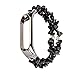 Produktbild Mumuj Mode Elegant Damen Metall Armband, Fashion Sports Edelstein Bracelet Strap Ersatz Watch Band Jewelry Schmuck Ersatzband Armband für Xiaomi Mi Band 3 (C)