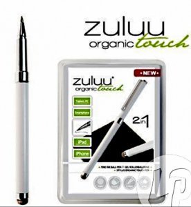 Preisvergleich Produktbild Zuluu 801960 - Stylus Touch Pen "Zuluu Organic Touch", weiß