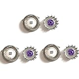 Ularmo 3Pcs Shaver Razor Blades Cut Cutters Heads Replacement For Philips HQ8