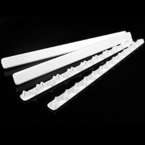 joyliveCY 4ST Straight Frilling Gum Paste Halskrause - 7