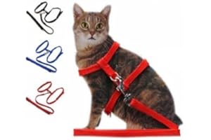 V-VAPE Cat Harness Lead/Leash/Collar RANDOM COLOUR