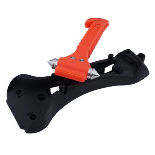 fitTek Car Auto Emergency Hammer Seat Belt Cutter Escape Tool