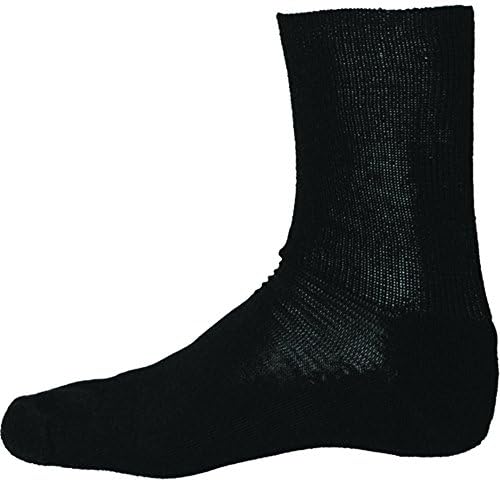 Prosox Cotton Diabeties Socks for Diabetics with Terry Sole (Black, Medium (7-9 UK shoe size))